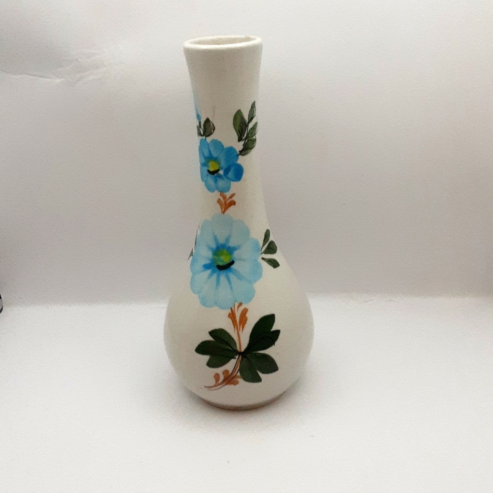 Vintage 1979 FTDA Blue Cornflower Vase